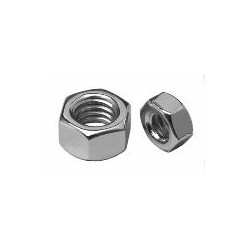 50 PC BAG CHROME M6-1.0 HEX NUT