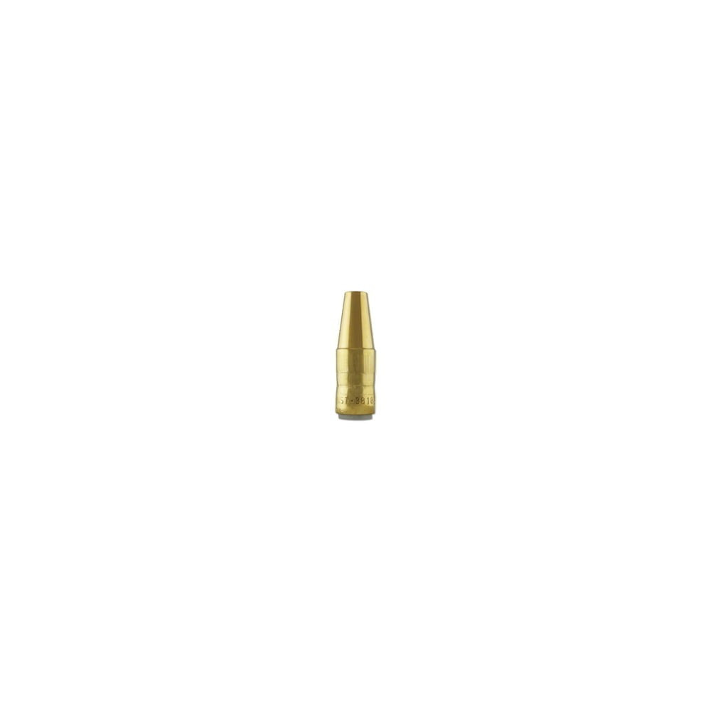 Centerfire Nozzle – 3/8" Bore, 1/8" Tip Recess, For Q-Gun, Brass