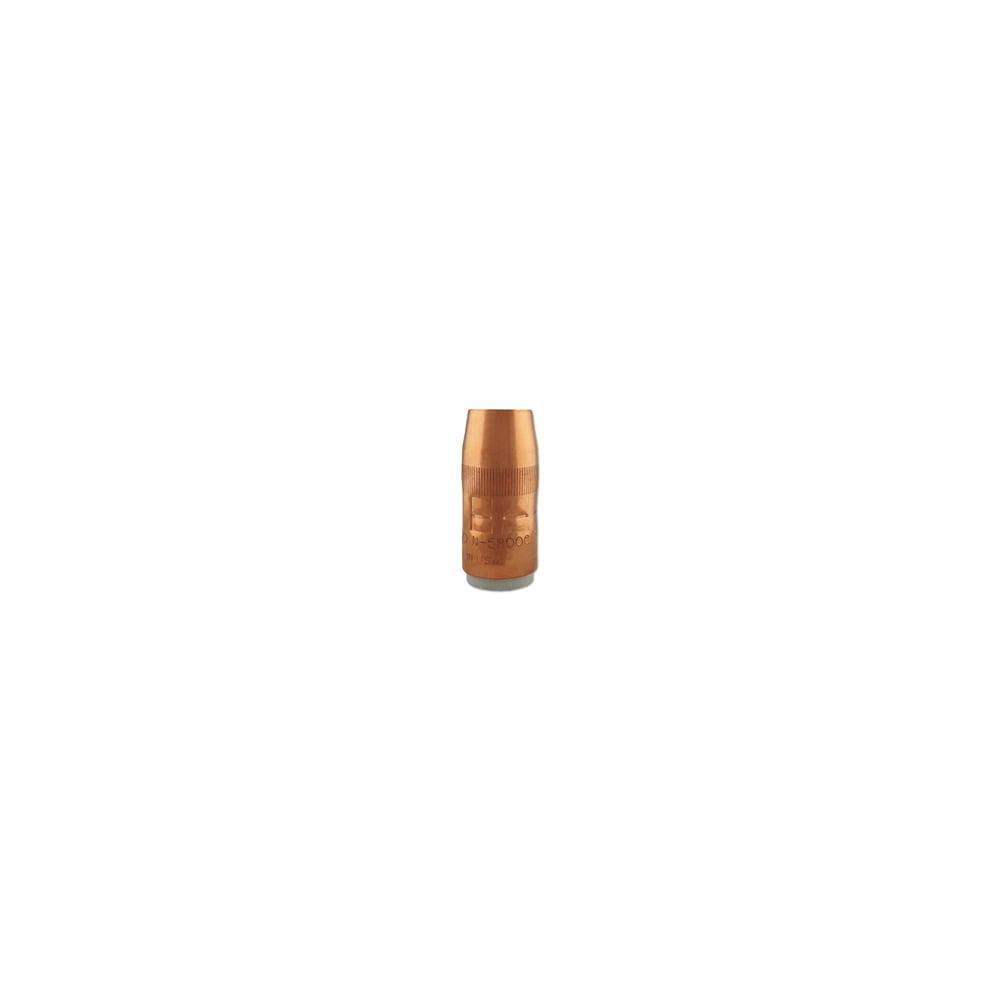 MIG Nozzle – Flush, 5/8" Bore, For Q-Gun, Copper