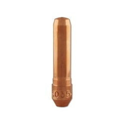 Centerfire Contact Tip – 0.035" ID, 1.5" Long, Non-Threaded, Tapered Base