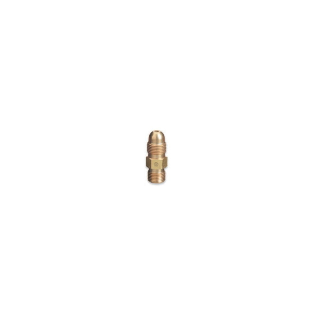 Brass Cylinder Adaptor – CGA-510 POL Acetylene to CGA-300 Commercial Acetylene