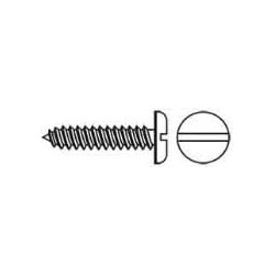 8 x 1 SLOTTED PAN SHEET METAL SCREW TYP