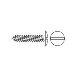 6 x 3/8 SLOTTED TRUSS SHEET METAL SCREW