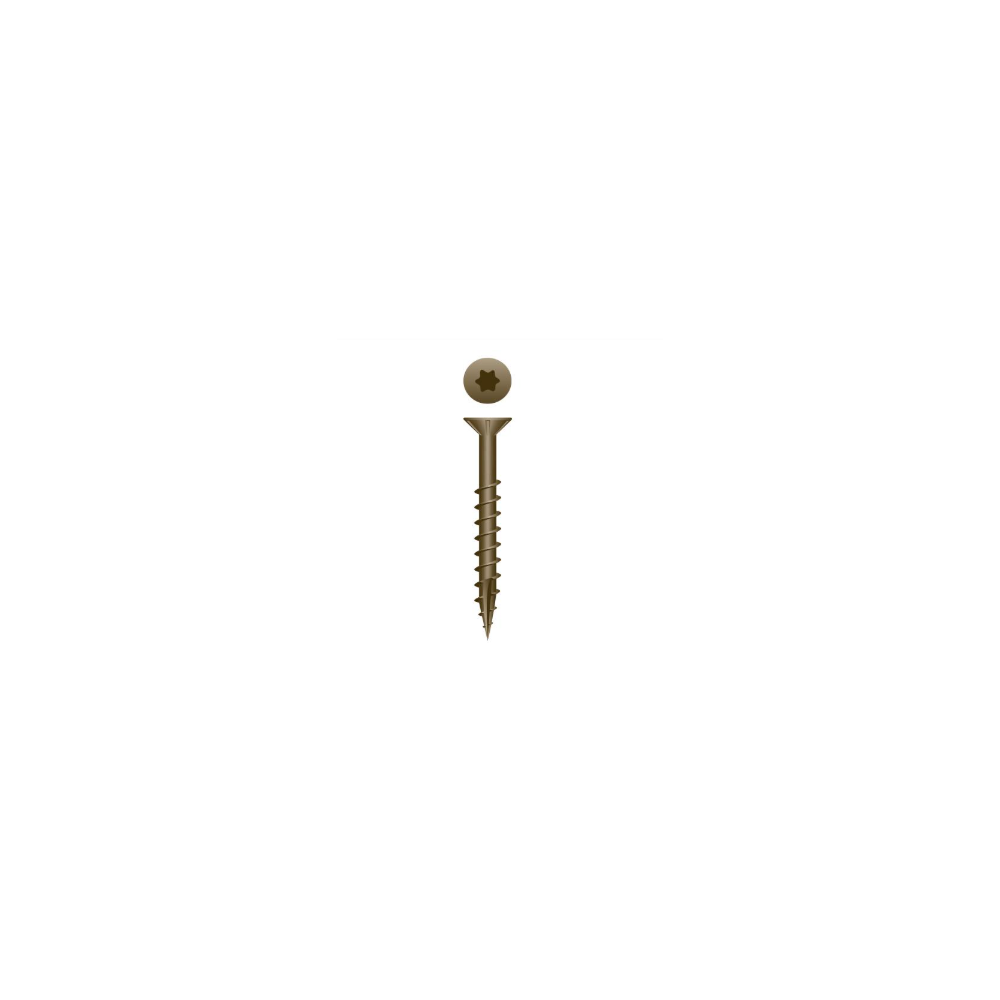 8 x 1-1/4 Star Drive Flat Head Type 17 Screw – WAR Coated