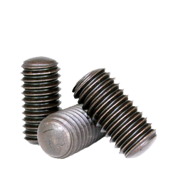 3/8-16 x 1/2 Alloy Steel Socket Set Screw, Oval Point, Chemical Black Oxide