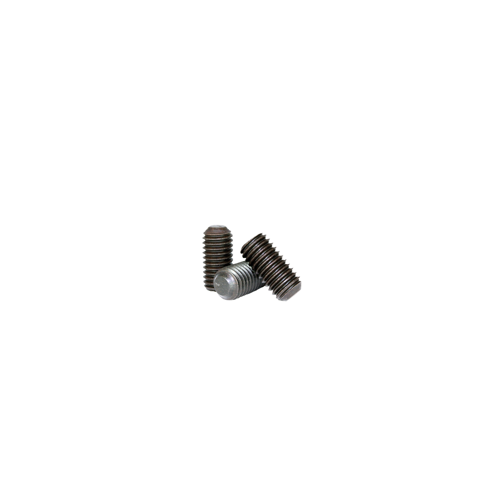 1/2-13 x 3/4 Alloy Flat Point Socket Set Screw, Thermal Black Oxide