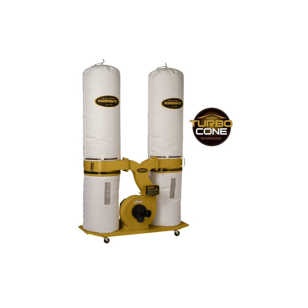 PM1900TX-BK1, 3HP 1PH, W/30M BAG FILTER