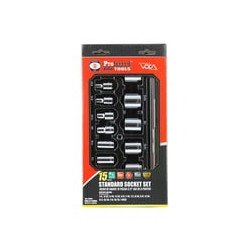 Standard Socket Set, 12 PC, 3/8" Drive