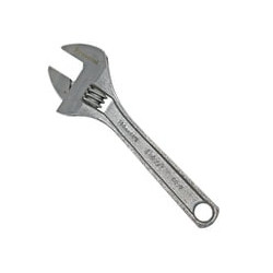 10" Standard Adj Wrench, Chrome