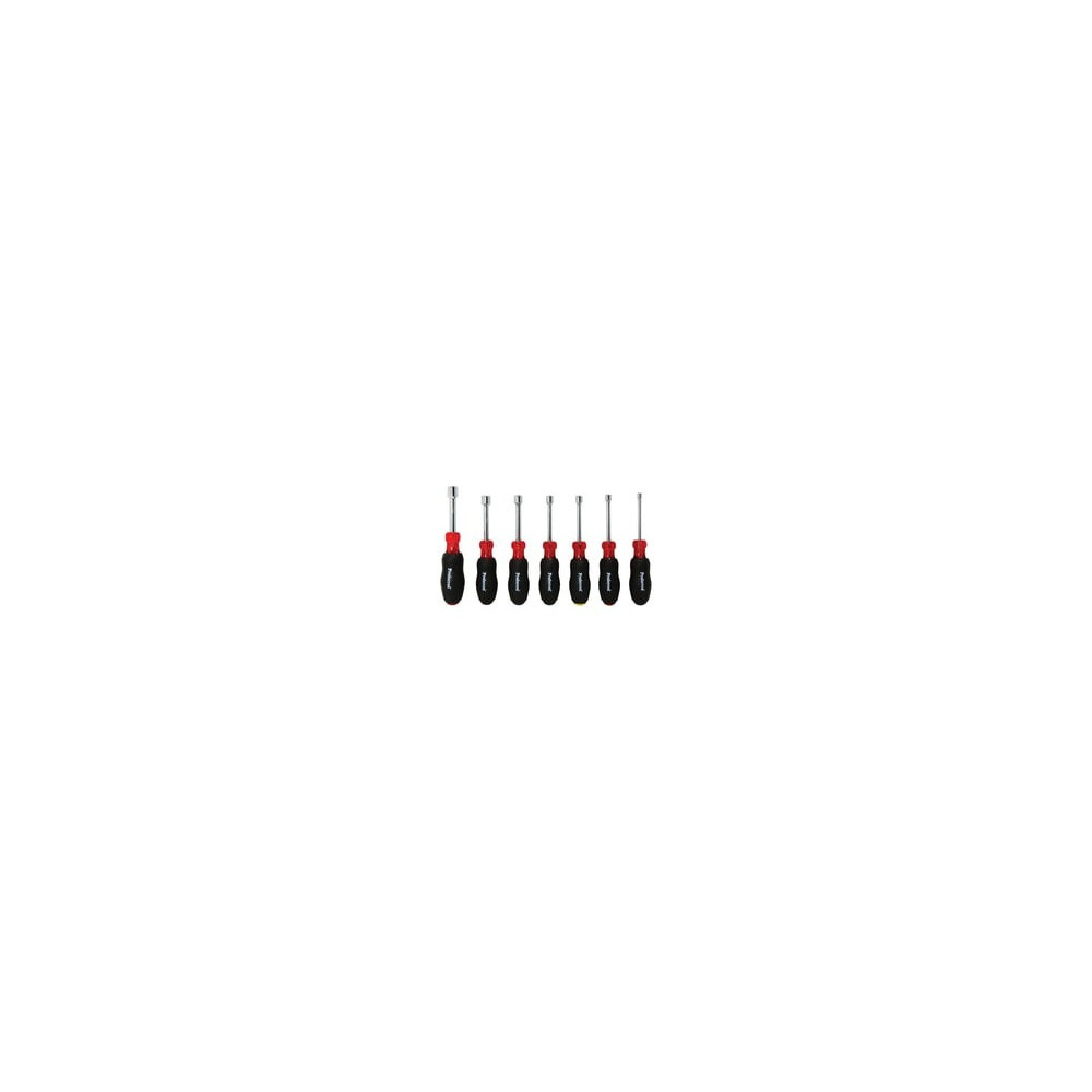 7 Pc SAE Hollow Shank Nut Driver Sets