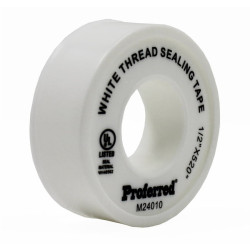 Proferred Thread Sealing Tape: 1/2IN X 