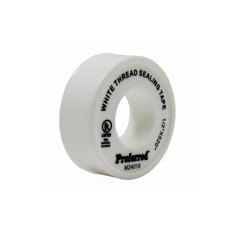 Proferred Thread Sealing Tape: 1/2IN X 