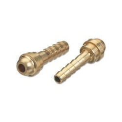 Barbed Hose Nipples, 200 PSIG, Brass, 3