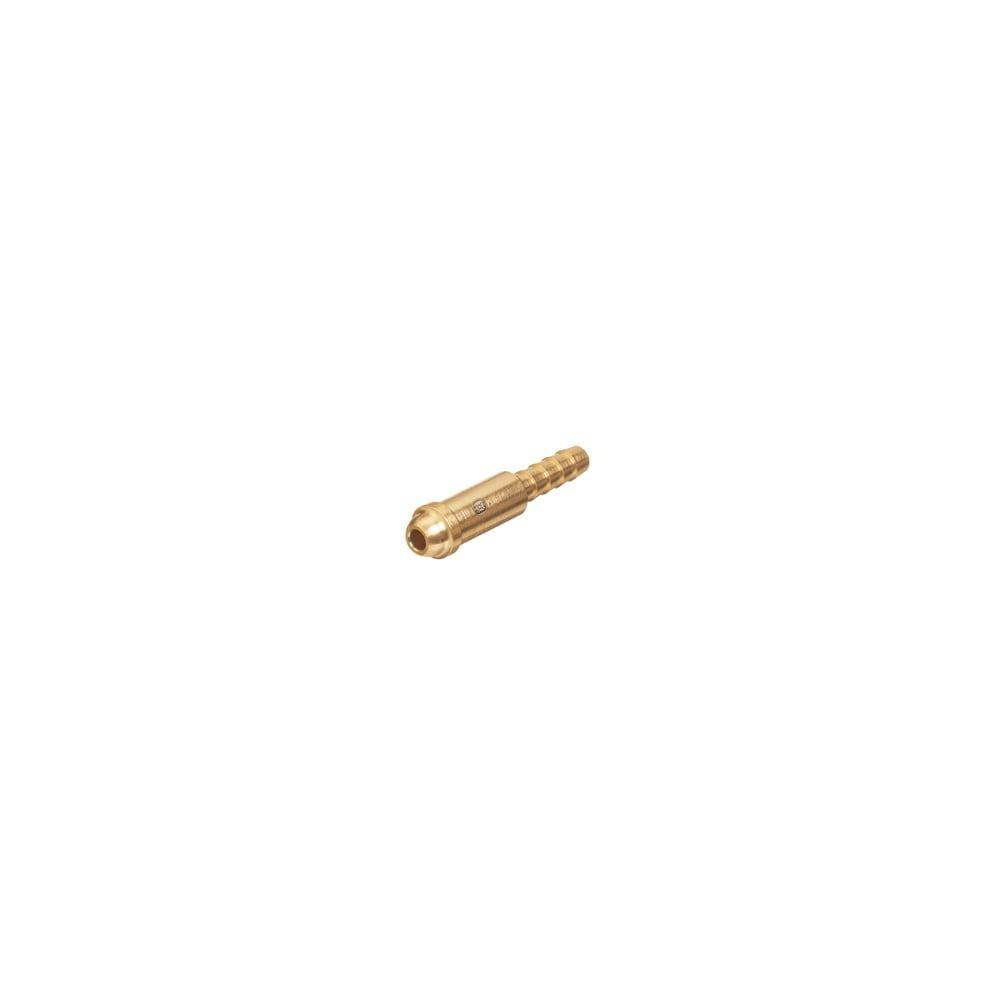 Inert Arc Nipples – 200 PSIG, Brass, 2 7/32" Length, 1/4" Hose I.D.