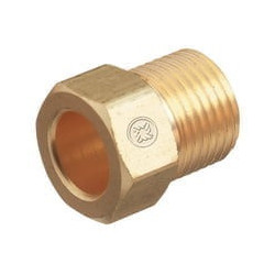 Inert Arc Nuts, Brass, Hex, B-Size, 5/8