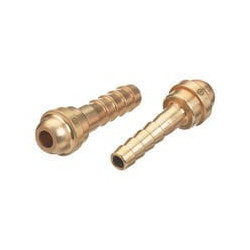 Barbed Hose Nipples, 200 PSIG, Brass, 3