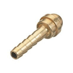 Barbed Hose Nipples, 200 PSIG, Brass, 3