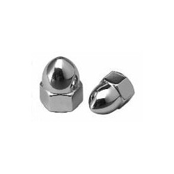 5 PC BAG CHROME 5/8-18 ACORN NUT