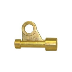 Power Cable Adapter – 3/8"-24, Brass, RH