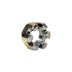 5/16-18 SLOTTED HEX NUT ZINC