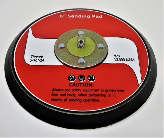 JAT-731, HOOK & LOOP 6" SANDING PAD