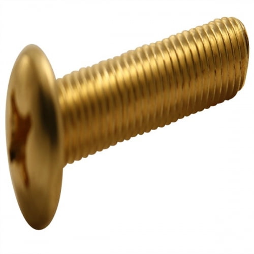 1/4-20 x 1 1/4 PHILLIPS PAN MACHINE SCREW BRASS