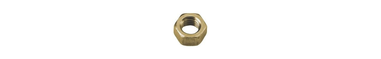 Brass Hex Machine Nuts
