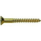 Phillips Flat Wood Screws Brass