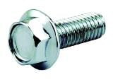 10 PC BAG CHROME 3/8-16 X 1 FLANGE BOLT