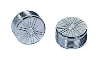 15 PC BAG CHROME CAP FOR 5/16 SHCS WHEEL SPOKE