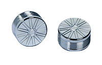 30 PC BAG CHROME CAP FOR 1/4  HEX BOLTWHEEL SPOKE