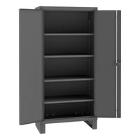 832628 Cabinet, 14 Gauge, 4 Shelves - Gray