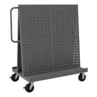 A-Frame Truck, Louvered Panels, Gray, 30 x 54-1/2 x 57