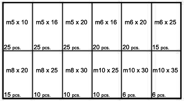 184722 METRIC SOCKET HEAD CAP SCREWS