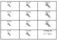 195781 PHILLIPS PAN HEAD DRILL & TAP SCREWS