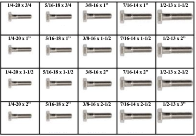 HEX HEAD CAP SCREWS