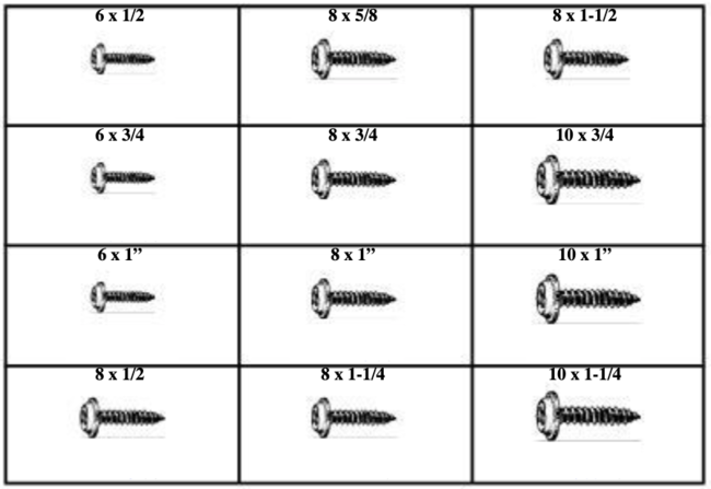 PHILLIPS FLAT WASHER HEAD TAPPING SCREWS