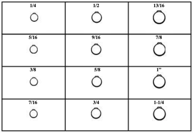 185112 EXTERNAL RETAINING RINGS