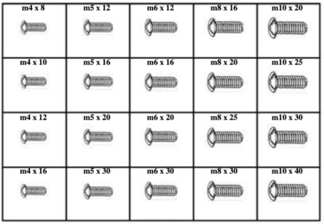 185129 METRIC BUTTON SOCKET CAP SCREWS