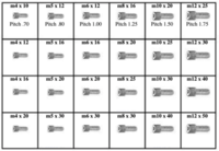 175840 METRIC SOCKET HEAD CAP SCREWS