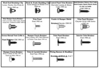 185046 NYLON SHIELD RETAINERS