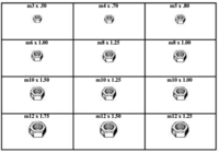 METRIC HEX NUTS