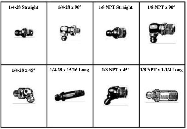 GREASE FITTINGS