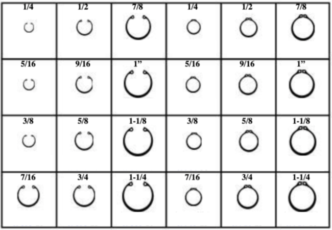 INTERNAL & EXTERNAL RETAINING RINGS