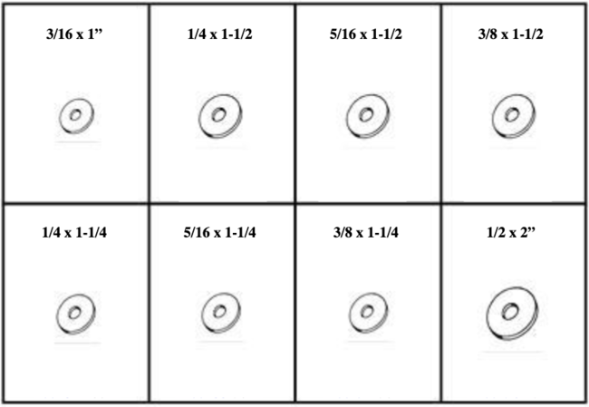 184856 FENDER WASHERS