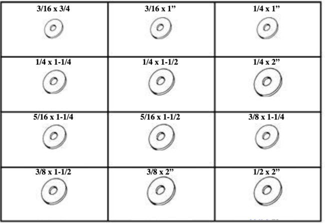 184857 FENDER WASHERS