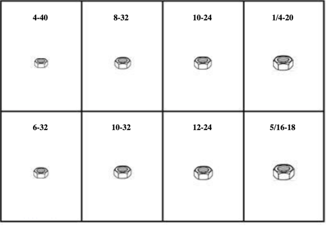 HEX MACHINE SCREW NUTS