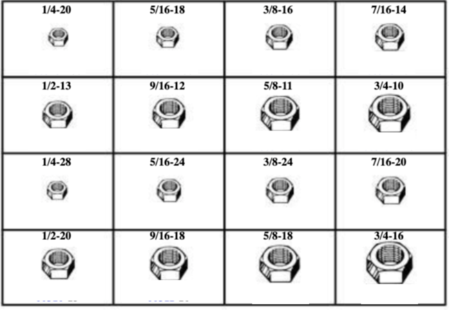 184910 FINISHED HEX NUTS