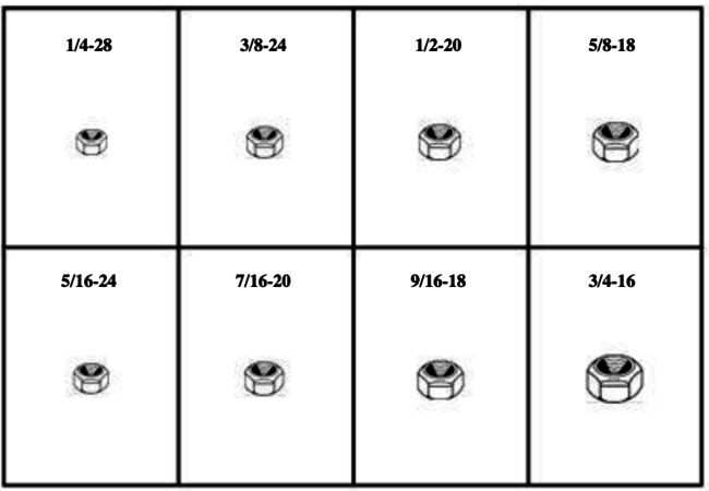 184926 ALL STEEL PREVAILING TORQUE LOCKNUTS