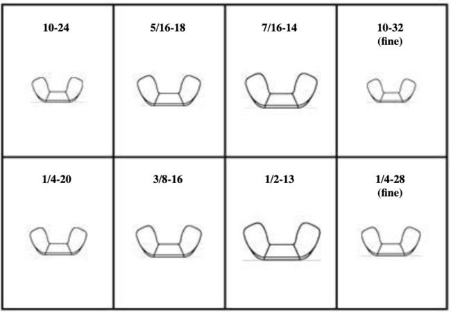 184931 WING NUTS - COLD FORGED